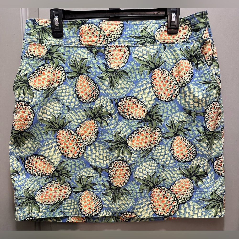 Talbots Size 14P Pineapple Skirt EUC - Picture 1 of 6